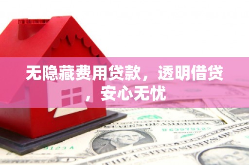 石家庄无隐藏费用贷款，透明借贷，安心无忧