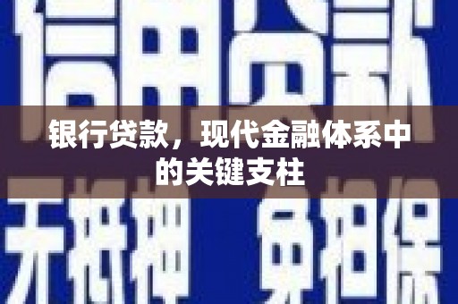 石家庄银行贷款，现代金融体系中的关键支柱