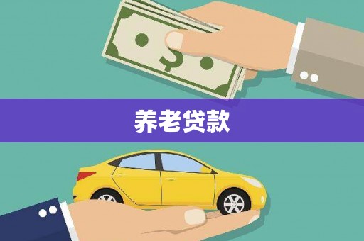 石家庄养老贷款