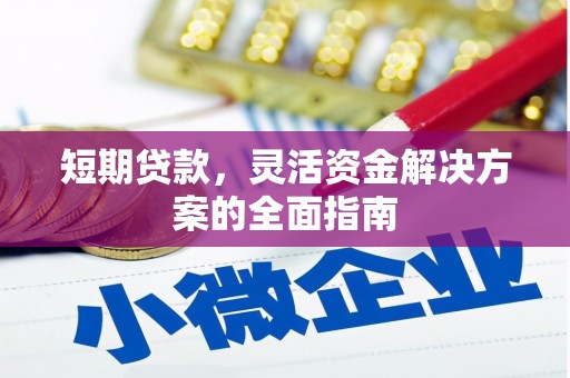 石家庄短期贷款，灵活资金解决方案的全面指南