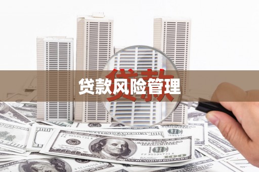 石家庄贷款风险管理
