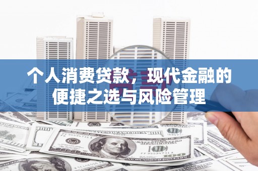 石家庄个人消费贷款，现代金融的便捷之选与风险管理