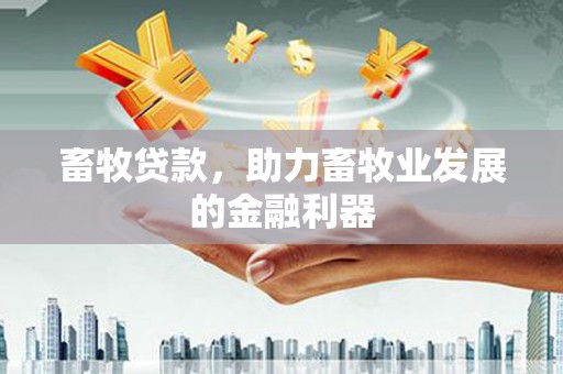 石家庄畜牧贷款，助力畜牧业发展的金融利器