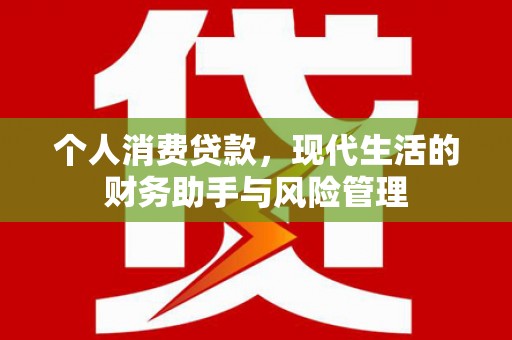 石家庄个人消费贷款，现代生活的财务助手与风险管理