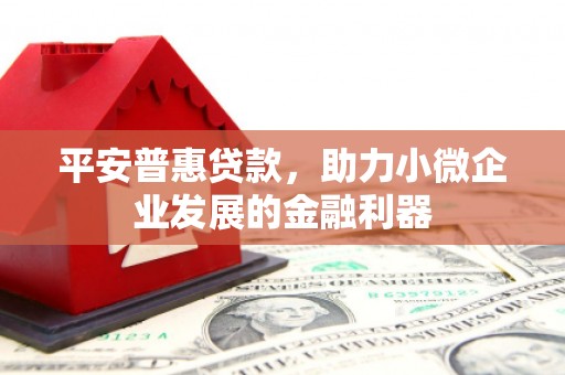 石家庄平安普惠贷款，助力小微企业发展的金融利器