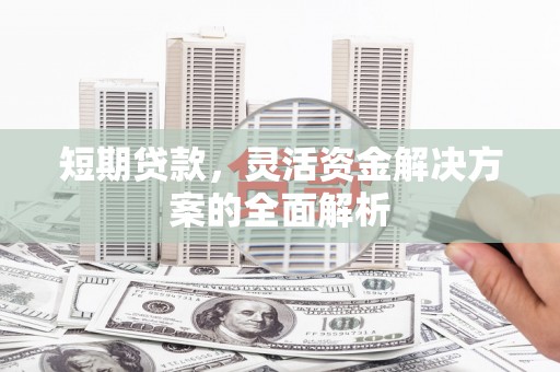 石家庄短期贷款，灵活资金解决方案的全面解析