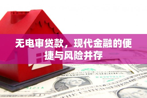 石家庄无电审贷款，现代金融的便捷与风险并存