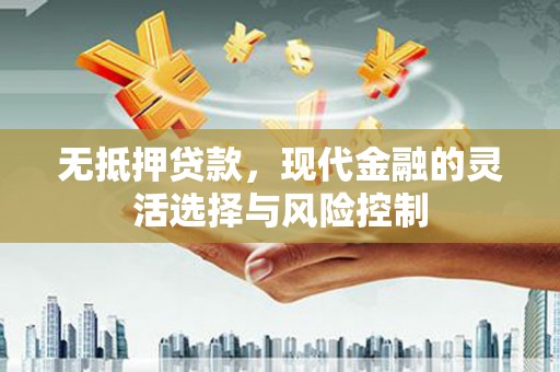 石家庄无抵押贷款，现代金融的灵活选择与风险控制