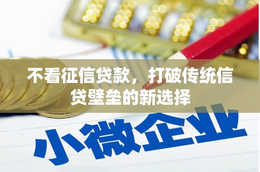 石家庄不看征信贷款，打破传统信贷壁垒的新选择