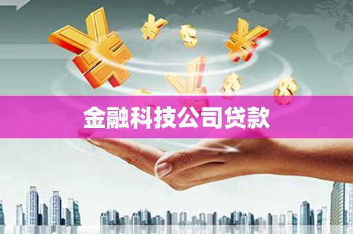 石家庄金融科技公司贷款