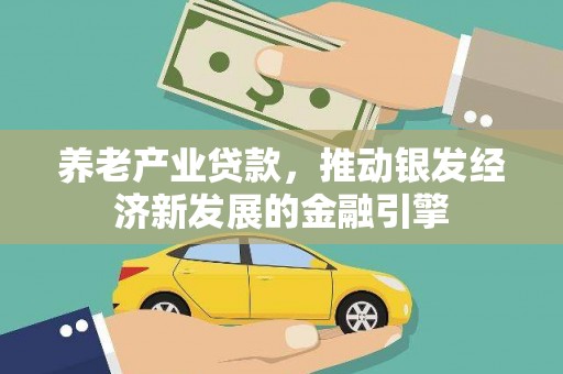 石家庄养老产业贷款，推动银发经济新发展的金融引擎