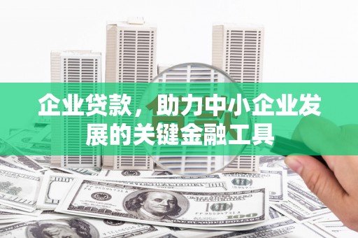 石家庄企业贷款，助力中小企业发展的关键金融工具