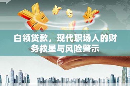 石家庄白领贷款，现代职场人的财务救星与风险警示