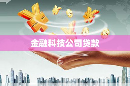 石家庄金融科技公司贷款