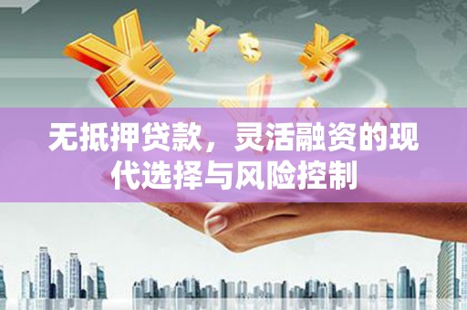 石家庄无抵押贷款，灵活融资的现代选择与风险控制