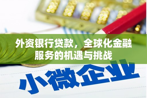石家庄外资银行贷款，全球化金融服务的机遇与挑战