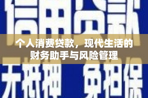 石家庄个人消费贷款，现代生活的财务助手与风险管理