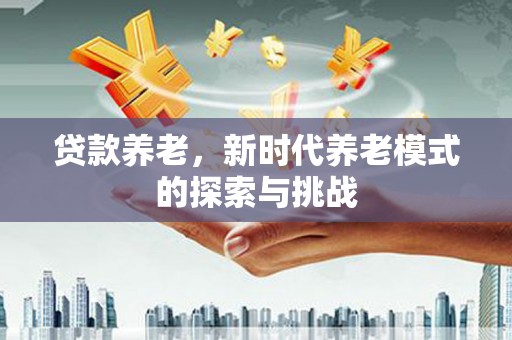 石家庄贷款养老，新时代养老模式的探索与挑战