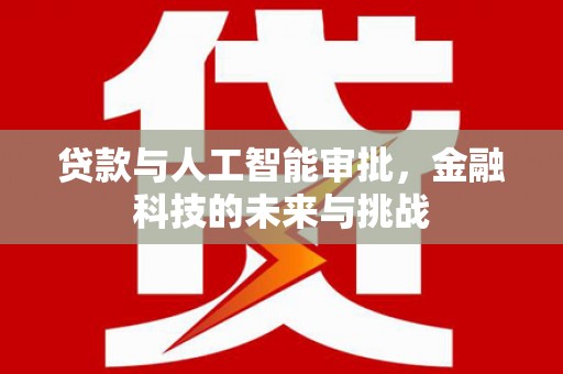 石家庄贷款与人工智能审批，金融科技的未来与挑战
