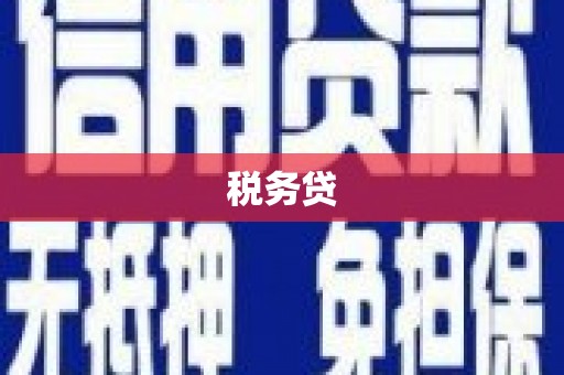 石家庄税务贷
