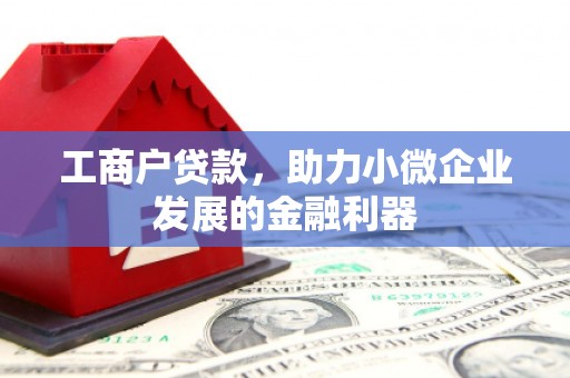 石家庄工商户贷款，助力小微企业发展的金融利器