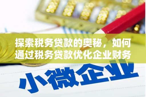 石家庄探索税务贷款的奥秘，如何通过税务贷款优化企业财务