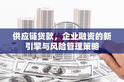 石家庄供应链贷款，企业融资的新引擎与风险管理策略