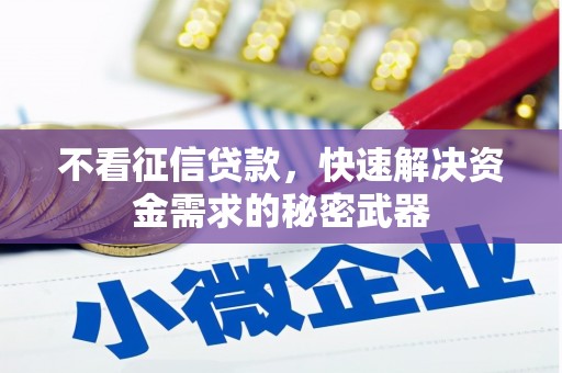 石家庄不看征信贷款，快速解决资金需求的秘密武器