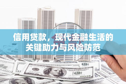 石家庄信用贷款，现代金融生活的关键助力与风险防范