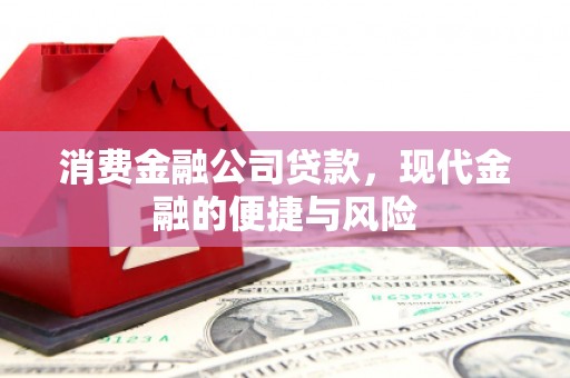 石家庄消费金融公司贷款，现代金融的便捷与风险
