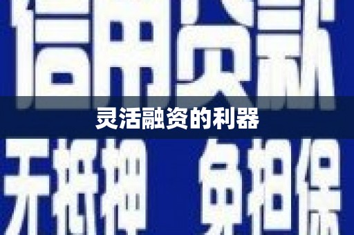 石家庄灵活融资的利器