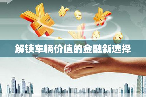 石家庄解锁车辆价值的金融新选择