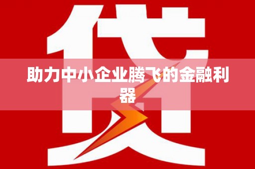 石家庄助力中小企业腾飞的金融利器