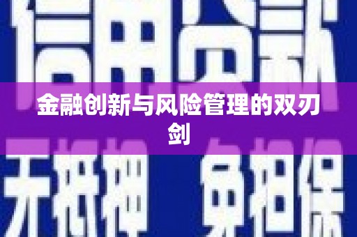 石家庄金融创新与风险管理的双刃剑
