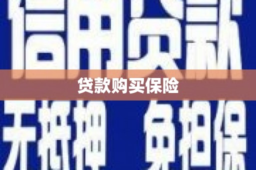 石家庄贷款购买保险
